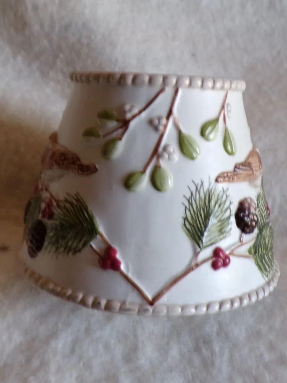Yankee Candle Lampshade Topper Shade Ceramic Small